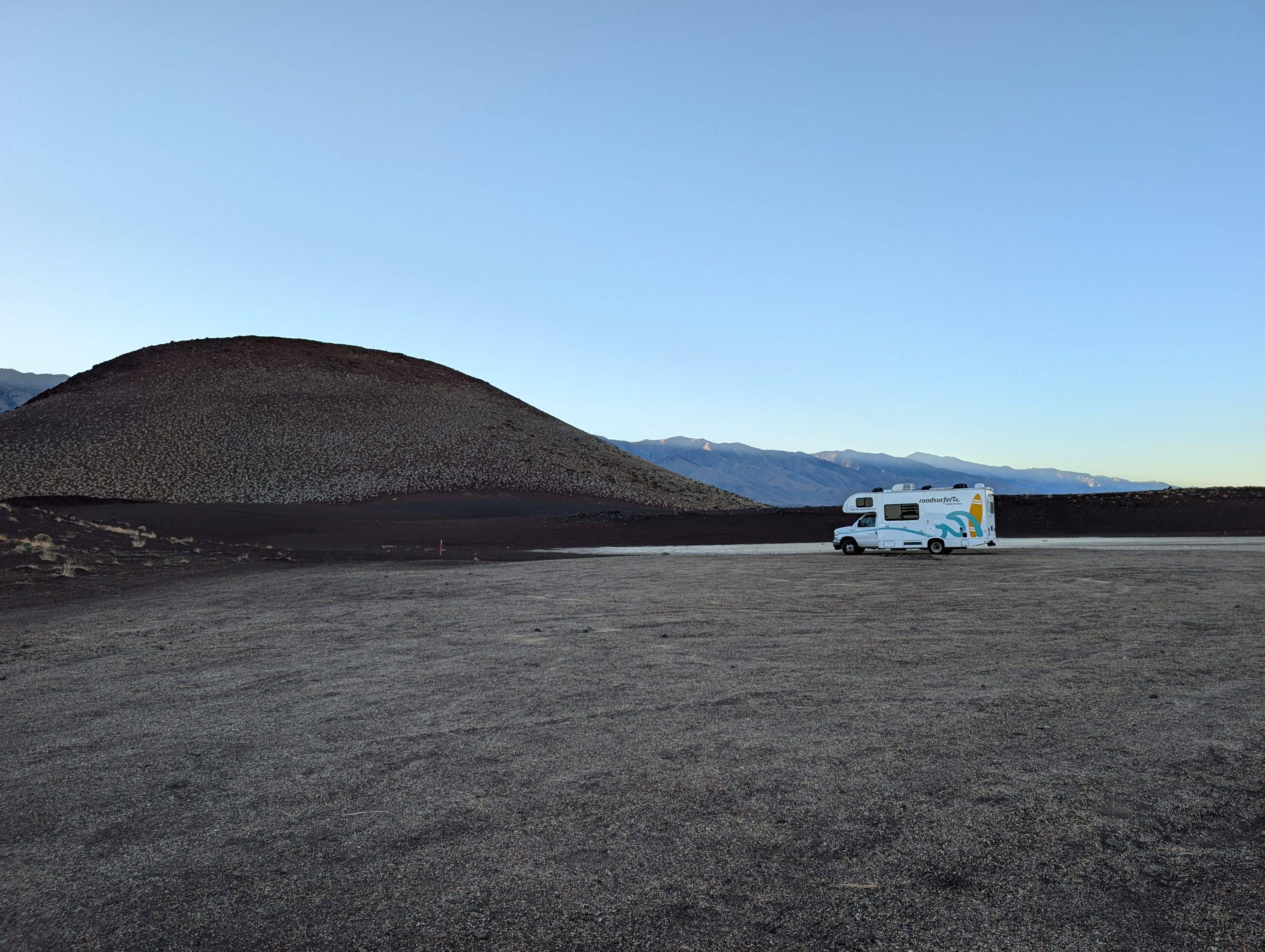 Parking near Fossil Falls