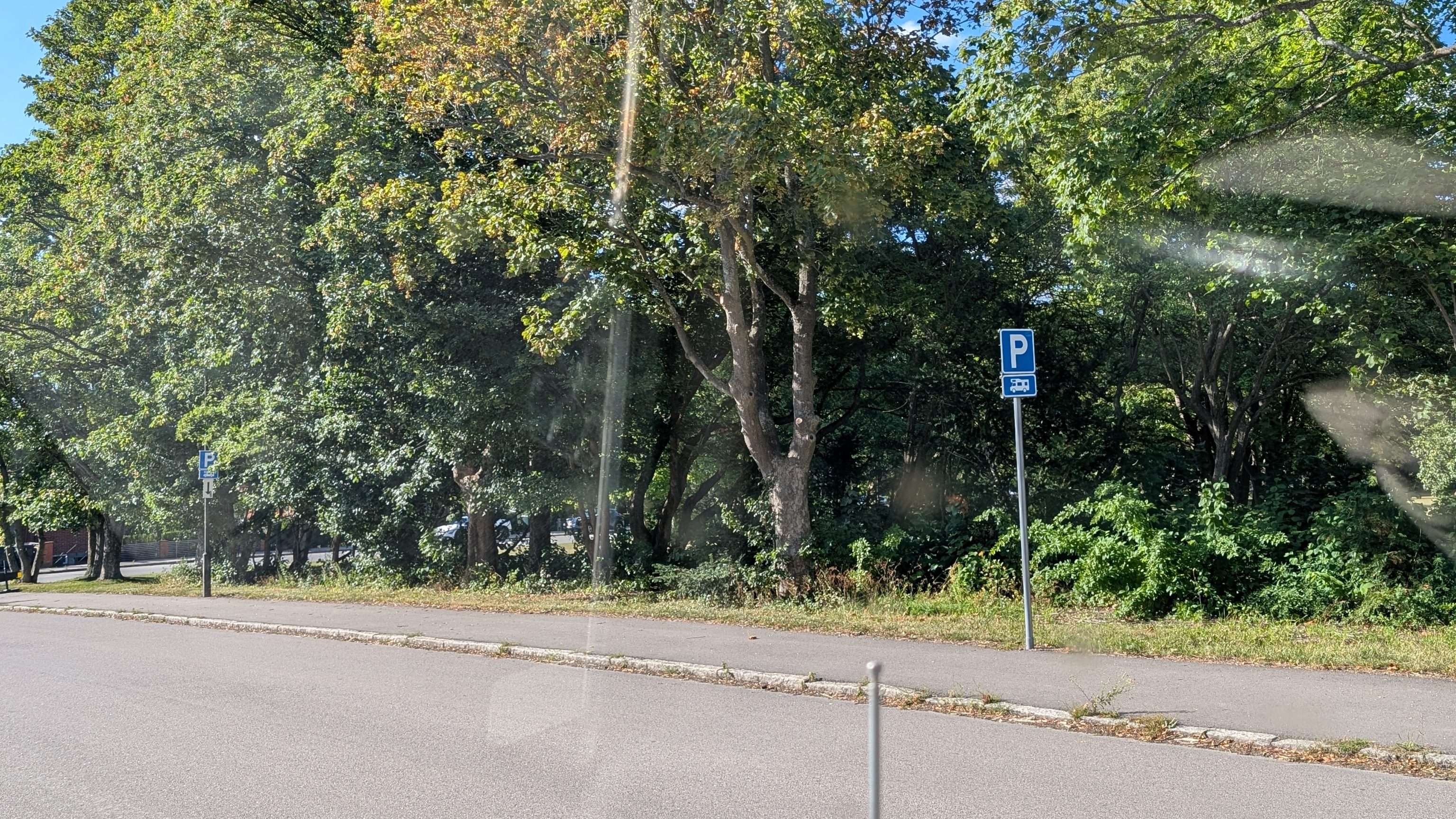 Designated motorhomes parking
